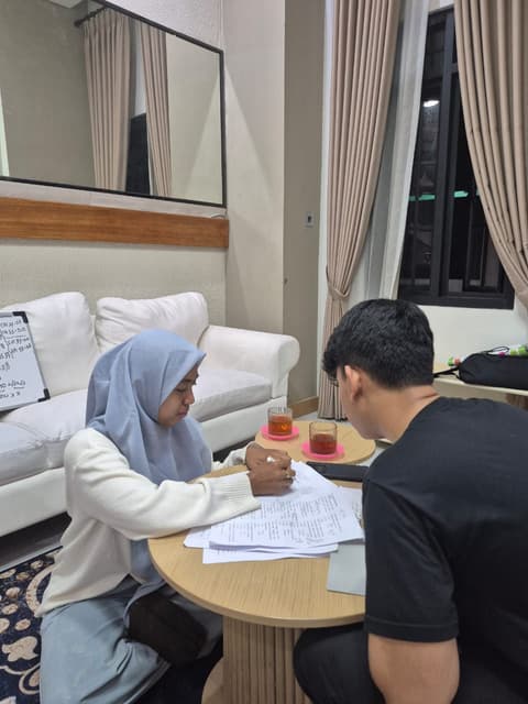 Kegiatan belajar Hardianti Eka